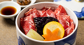 猪肉のセイロ蒸し　冬瓜　茄子　イエローズッキーニ　紅葉人参